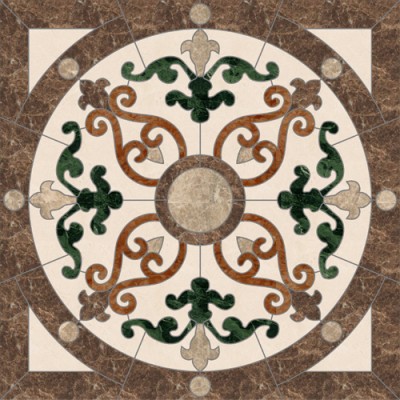 San Marco Medallion - Rosa Verona