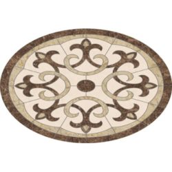 Savannah Oval Medallion - Emperador Dark