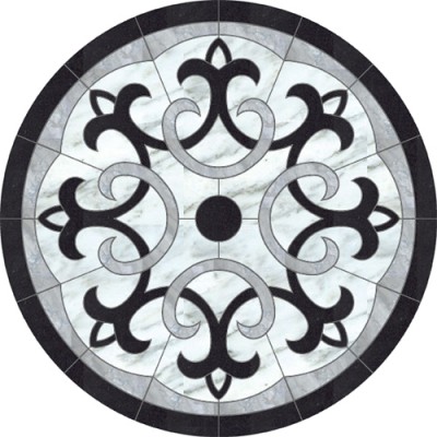 Savannah Round Medallion - Temple Gray
