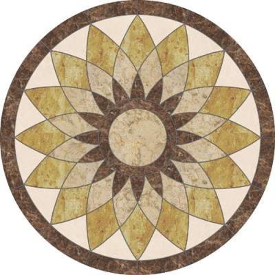 Sienna Round Medallion - Giallo Realle