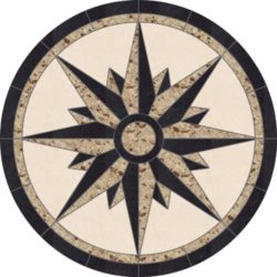 Starburst Round Medallion - Venetian Gold