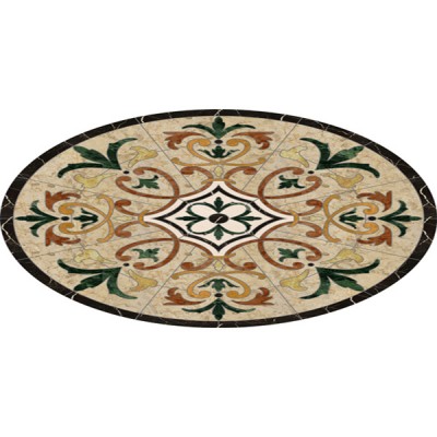 Valencia Oval Medallion - Jewel Verde Green